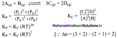 Maharashtra Board Class 11 Chemistry Important Questions Chapter 12 Chemical Equilibrium 10