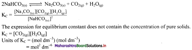 Maharashtra Board Class 11 Chemistry Important Questions Chapter 12 Chemical Equilibrium 13
