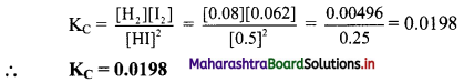Maharashtra Board Class 11 Chemistry Important Questions Chapter 12 Chemical Equilibrium 22