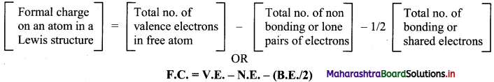 Maharashtra Board Class 11 Chemistry Important Questions Chapter 5 Chemical Bonding 13