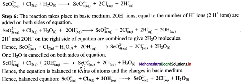 Maharashtra Board Class 11 Chemistry Important Questions Chapter 6 Redox Reactions 70