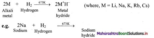 Maharashtra Board Class 11 Chemistry Important Questions Chapter 8 Elements of Group 1 and 2, 18