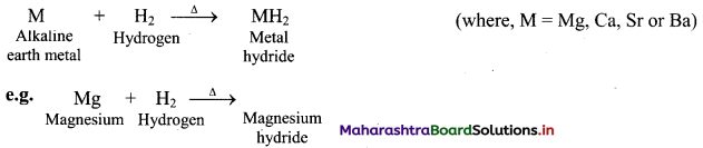 Maharashtra Board Class 11 Chemistry Important Questions Chapter 8 Elements of Group 1 and 2, 22