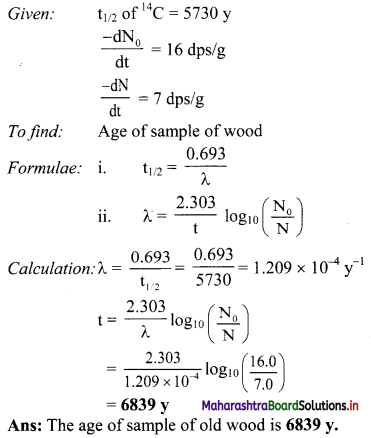 Maharashtra Board Class 11 Chemistry Solutions Chapter 13 Nuclear Chemistry and Radioactivity 33