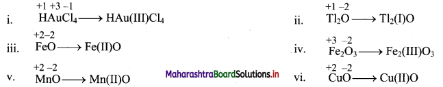 Maharashtra Board Class 11 Chemistry Solutions Chapter 6 Redox Reactions 9