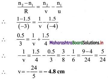 Maharashtra Board Class 11 Physics Important Questions Chapter 9 Optics 14