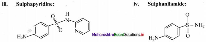 Maharashtra Board Class 11 Chemistry Important Questions Chapter 16 Chemistry in Everyday Life 12