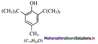 Maharashtra Board Class 11 Chemistry Solutions Chapter 16 Chemistry in Everyday Life 10