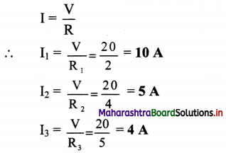 Maharashtra Board Class 11 Physics Important Questions Chapter 11 Electric Current Through Conductors 20