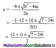 Maharashtra Board 11th Commerce Maths Solutions Chapter 3 Complex Numbers Ex 3.2 Q4 (i)