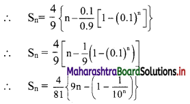 Maharashtra Board 11th Commerce Maths Solutions Chapter 4 Sequences and Series Ex 4.2 Q6