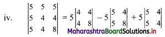 Maharashtra Board 11th Commerce Maths Solutions Chapter 6 Determinants Ex 6.1 Q1.4
