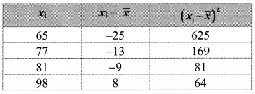 Maharashtra Board 11th Commerce Maths Solutions Chapter 2 Measures of Dispersion Ex 2.2 Q2