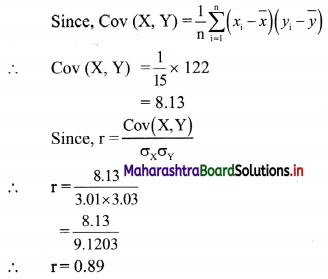 Maharashtra Board 11th Commerce Maths Solutions Chapter 5 Correlation Ex 5.1 Q4