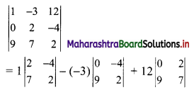Maharashtra Board 11th Commerce Maths Solutions Chapter 6 Determinants Miscellaneous Exercise 6 Q1(ii)