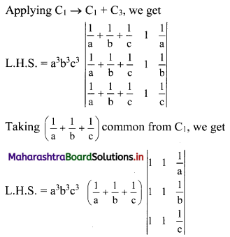 Maharashtra Board 11th Commerce Maths Solutions Chapter 6 Determinants Miscellaneous Exercise 6 Q4.2