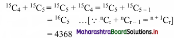 Maharashtra Board 11th Commerce Maths Solutions Chapter 6 Permutations and Combinations Ex 6.6 Q1 (iii)