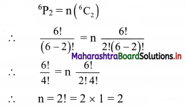 Maharashtra Board 11th Commerce Maths Solutions Chapter 6 Permutations and Combinations Ex 6.6 Q2 (i)