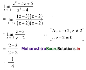 Maharashtra Board 11th Commerce Maths Solutions Chapter 7 Limits Ex 7.2 I Q1