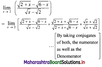 Maharashtra Board 11th Commerce Maths Solutions Chapter 7 Limits Ex 7.3 Q1 (iii)