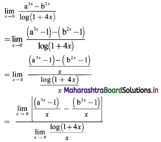 Maharashtra Board 11th Commerce Maths Solutions Chapter 7 Limits Ex 7.4 Q3(i)