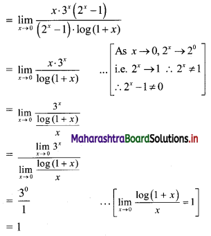 Maharashtra Board 11th Commerce Maths Solutions Chapter 7 Limits Miscellaneous Exercise 7 II Q13.1