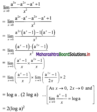 Maharashtra Board 11th Commerce Maths Solutions Chapter 7 Limits Miscellaneous Exercise 7 II Q14