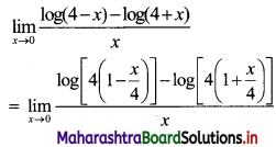 Maharashtra Board 11th Commerce Maths Solutions Chapter 7 Limits Miscellaneous Exercise 7 II Q18