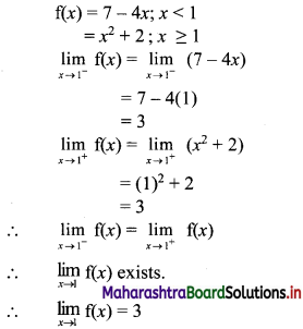 Maharashtra Board 11th Commerce Maths Solutions Chapter 7 Limits Miscellaneous Exercise 7 II Q19