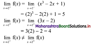 Maharashtra Board 11th Commerce Maths Solutions Chapter 8 Continuity Ex 8.1 Q2(i)