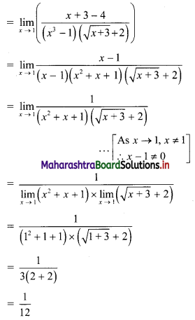 Maharashtra Board 11th Commerce Maths Solutions Chapter 8 Continuity Miscellaneous Exercise 8 I Q4.1
