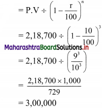 Maharashtra Board 11th Commerce Maths Solutions Chapter 9 Commercial Mathematics Ex 9.4 Q3