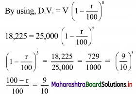 Maharashtra Board 11th Commerce Maths Solutions Chapter 9 Commercial Mathematics Ex 9.4 Q6