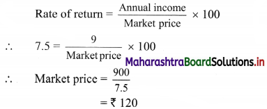 Maharashtra Board 11th Commerce Maths Solutions Chapter 9 Commercial Mathematics Ex 9.7 Q2