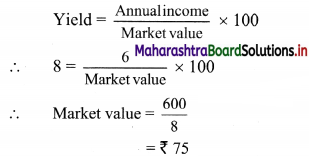 Maharashtra Board 11th Commerce Maths Solutions Chapter 9 Commercial Mathematics Ex 9.7 Q8