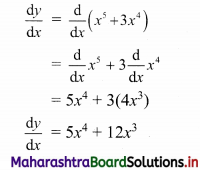 Maharashtra Board 11th Commerce Maths Solutions Chapter 9 Differentiation Ex 9.1 II Q1