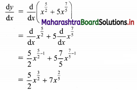 Maharashtra Board 11th Commerce Maths Solutions Chapter 9 Differentiation Ex 9.1 II Q3