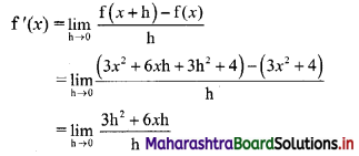 Maharashtra Board 11th Commerce Maths Solutions Chapter 9 Differentiation Ex 9.1 V Q1