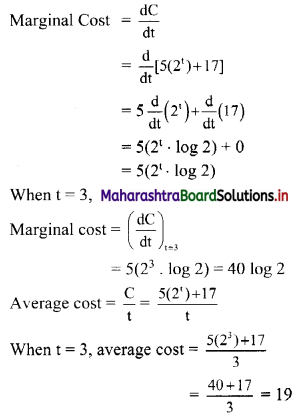 Maharashtra Board 11th Commerce Maths Solutions Chapter 9 Differentiation Ex 9.2 II Q6