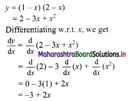 Maharashtra Board 11th Commerce Maths Solutions Chapter 9 Differentiation Miscellaneous Exercise 9 II Q6