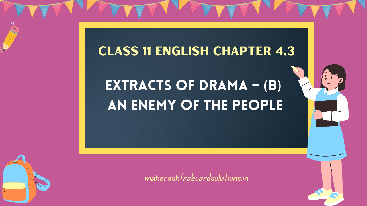 Class 11 English Chapter 4.3 B